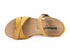 Bionatura sandali fregene zeppa donna ocra