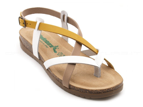 Bionatura sandali infradito donna bianco