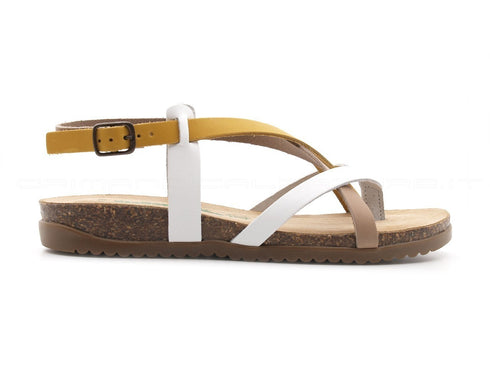 Bionatura sandali infradito donna bianco