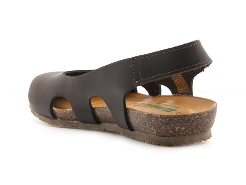 Bionatura sandalo basso punta chiusa donna testa_di_moro