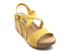 Bionatura sandali a fasce incrociate donna giallo