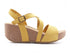 Bionatura sandali a fasce incrociate donna giallo