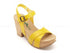 Bionatura sandali cinturino donna giallo