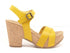 Bionatura sandali cinturino donna giallo