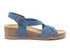 Bionatura sandali cinturino donna blu