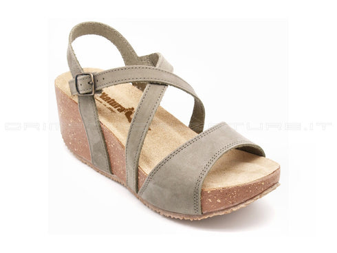 Bionatura sandali cinturino donna kaki