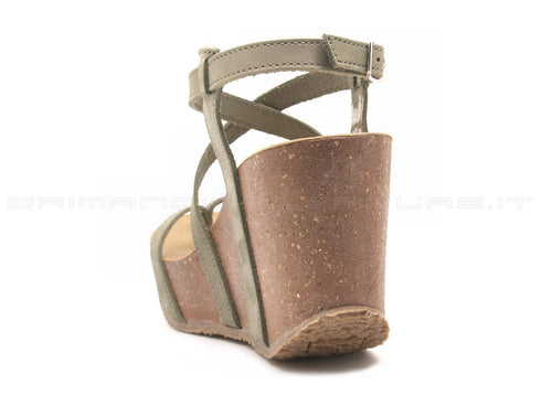 Bionatura sandali infradito donna kaki