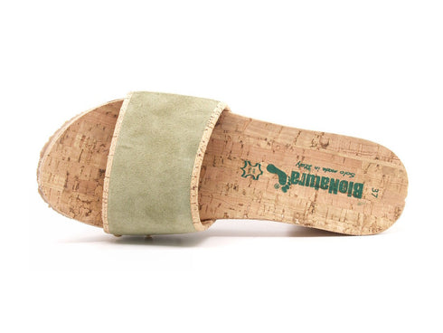 Bionatura zoccoli donna verde