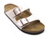 Birkenstock arizona ciabatte 2 fibbie donna bianco