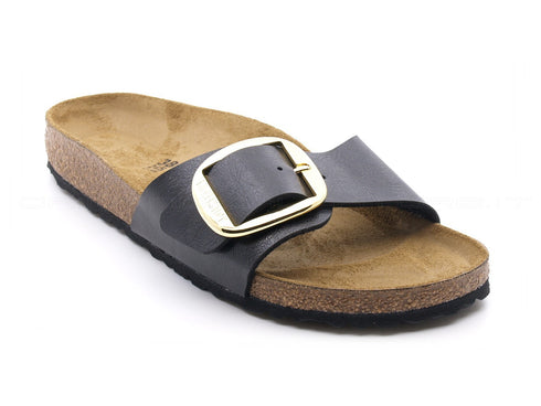 Birkenstock Madrid ciabatte big buckle oro
