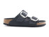 Birkenstock Arizona donna big buckle pelle oliata nera 1011075-D