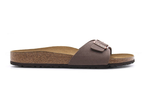 Birkenstock madrid ciabatte birko-flor donna marrone