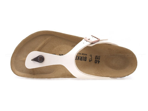 Birkenstock gizeh infradito donna bianco