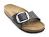 Birkenstock madrid ciabatte big buckle donna nero