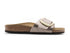 Birkenstock madrid ciabatte big buckle donna tortora
