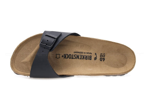 Birkenstock madrid ciabatta birko-flor donna nero