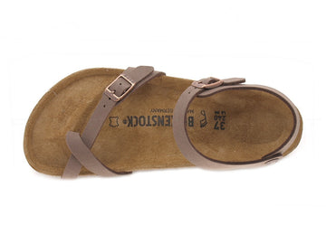 Birkenstock taormina sandali infradito donna marrone