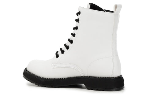 CafèNoir Donna Tronchetto in similpelle con borchie sul guardolo C1FA9000 Bianco