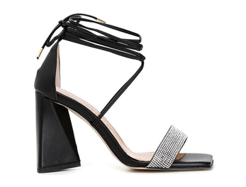 CafèNoir donna sandali eleganti schiava neri con strass 1NA9170-N001