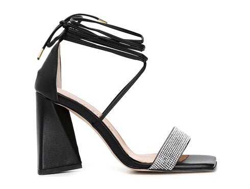 CafèNoir donna sandali eleganti schiava neri con strass 1NA9170-N001