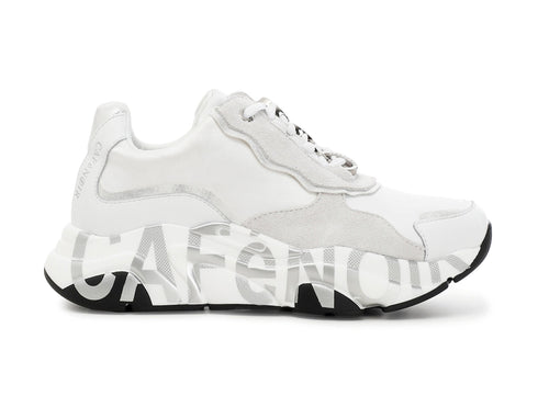 CafèNoir donna sneakers con accessorio in pelle bianca C1DA1170-W002