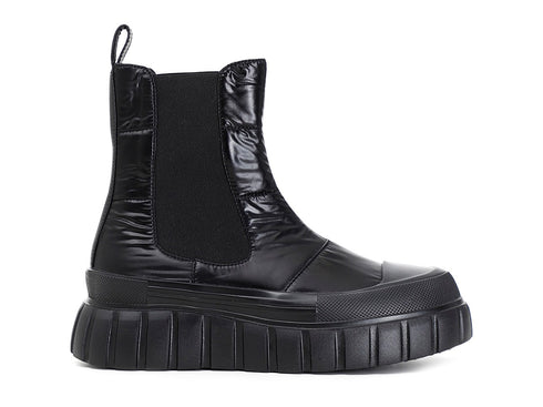 CafèNoir donna stivaletti chelsea tessuto tecnico nero C1DM9420-N001