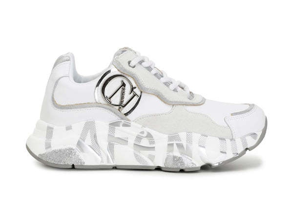 CafèNoir donna sneakers camoscio pelle bianca C1DA1220-W001