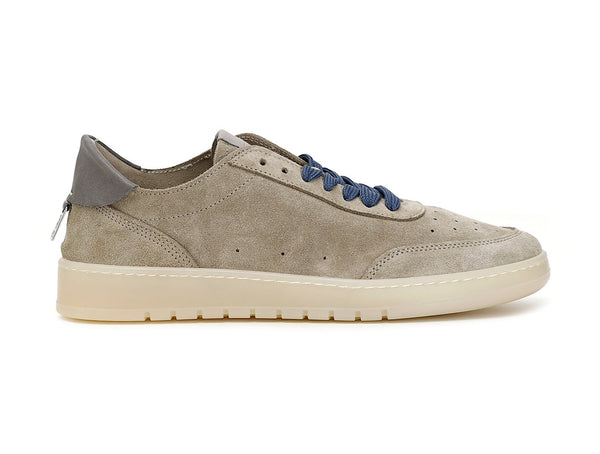 CafèNoir uomo sneakers basse in camoscio beige taupe C1PQ6000-M006