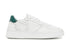 CafèNoir uomo sneakers primavera estate in pelle bianco verde C1PV1320-W052