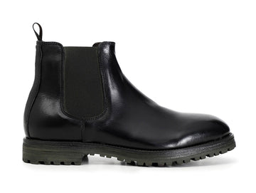CafèNoir uomo stivaletti chelsea in pelle nera C1RS1002-N001