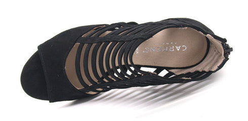 Carmens padova sandali listelli donna nero
