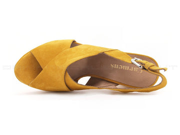 Carmens sandali cinturino donna ocra