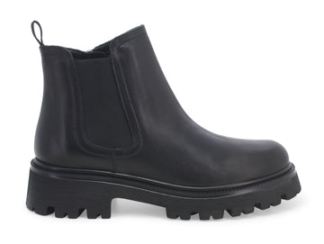 Melluso donna stivaletti chelsea beatles pelle nera R45360-218575