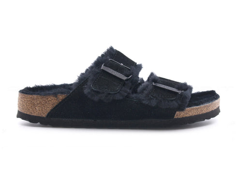 Birkenstock Arizona two buckle shearling suede