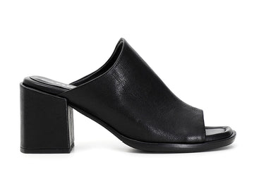CafèNoir donna ciabatte monofascia in pelle nera C1LC2110-N001