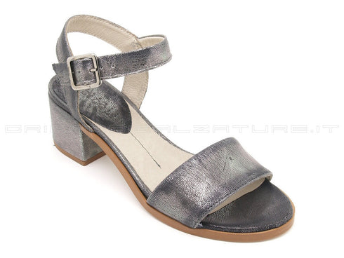 Dei colli sandali con cinturino donna grigio