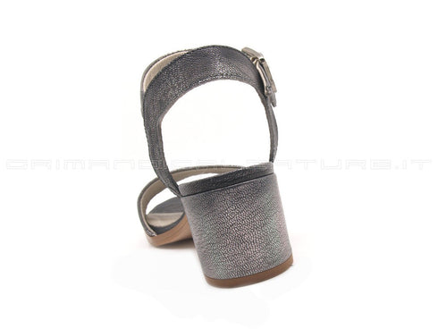 Dei colli sandali con cinturino donna grigio