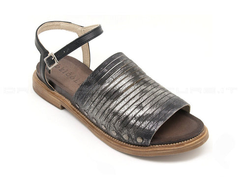 Dei colli sandali con cinturino donna grigio