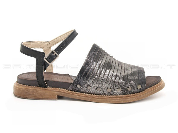 Dei colli sandali con cinturino donna grigio