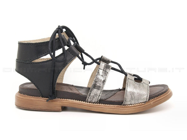 Dei colli sandali con cavigliera donna grigio