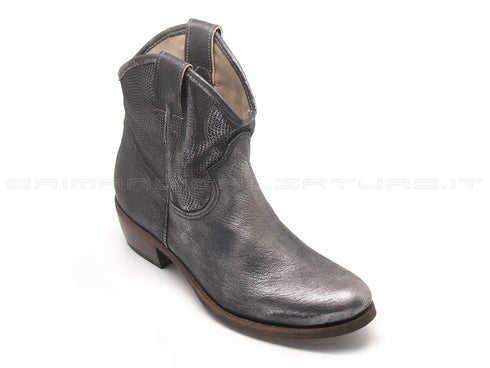 Dei colli stivaletti texani donna grigio