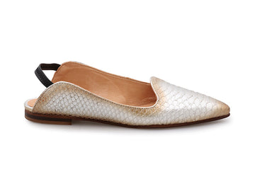 Felmini slingback flats in printed leather