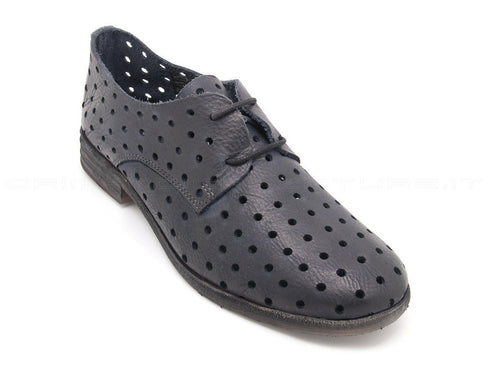 Felmini scarpe stringate derby donna nero