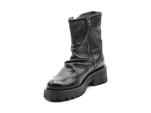 Felmini ankle boots 2 zip leather upper