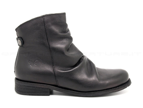 Felmini stivaletto nero con zip donna nero