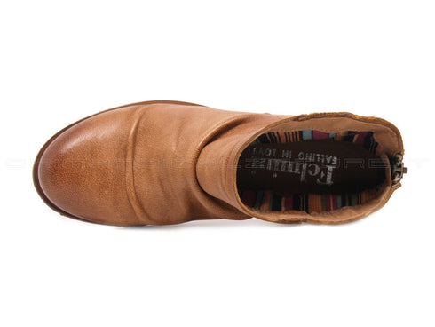 Felmini stivaletti cuoio estivi donna cuoio