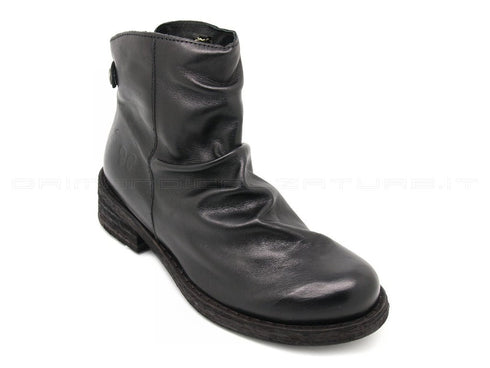 Felmini stivaletti con cerniera posteriore donna nero