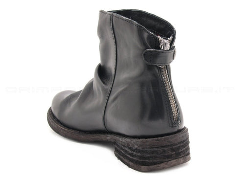 Felmini stivaletti con cerniera posteriore donna nero