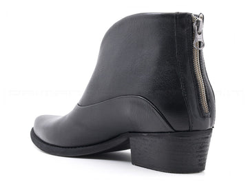 Felmini stivaletti con zip donna nero