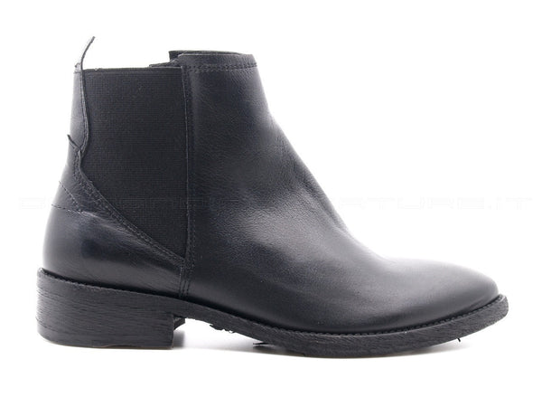 Felmini stivaletti bassi a punta donna nero